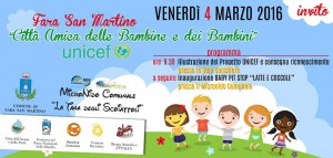FARA SAN MARTINO CITTA' AMICA DELLE BAMBINE DEI BAMBINI - locandina